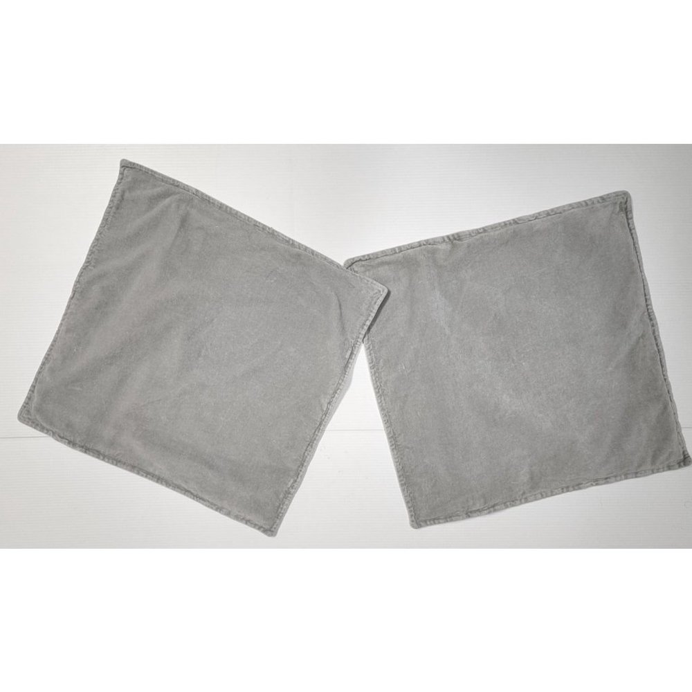 Surya Lot of 2 Euro Square Pillow Shams Cover Cotton Size 20x20